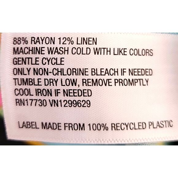 Wild Fable  Mesh Wrap Skirt -Aqua / Orange Waves   Women’s size small NWT - Picture 4 of 4